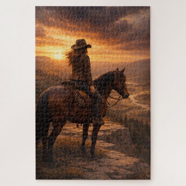 In the Light | Horse Art | Puzzle (Vertical)