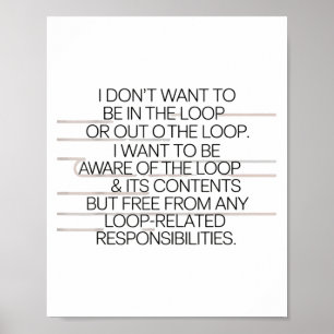 In The Loop Awareness Design For Casual Conversati Poster