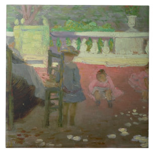 In the Luxembourg Gardens Ceramic Tile