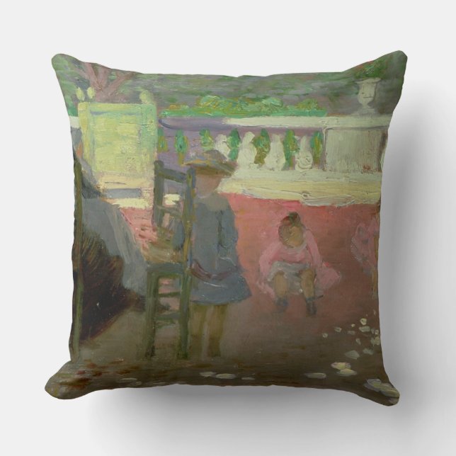 In the Luxembourg Gardens Cushion (Front)