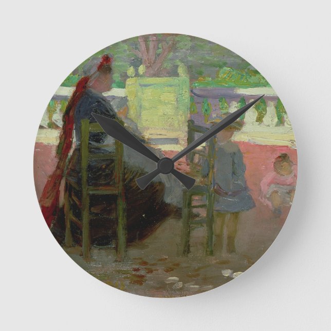 In the Luxembourg Gardens Round Clock (Front)