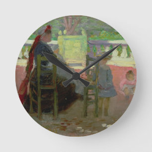 In the Luxembourg Gardens Round Clock