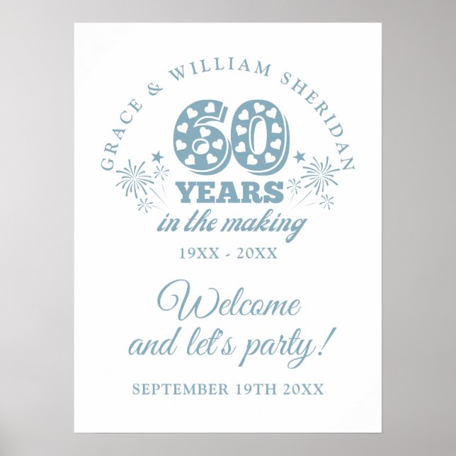 In The Making 60th Anniversary Welcome Sign (Front)