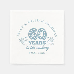 In The Making 60th Wedding Anniversary Napkin