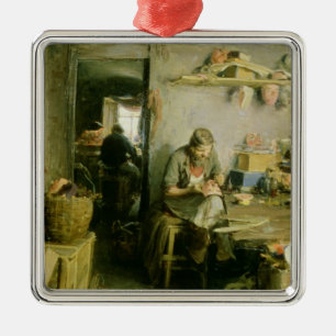 In the Mask Studio, 1897 Metal Tree Decoration