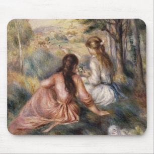 In the Meadow by Pierre-Auguste Renoir Mouse Pad