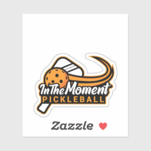 In The Moment Pickleball Die Cut Sticker