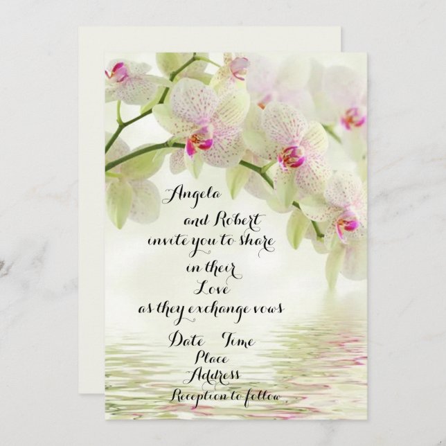 In the Moment Wedding Invitation (Front/Back)