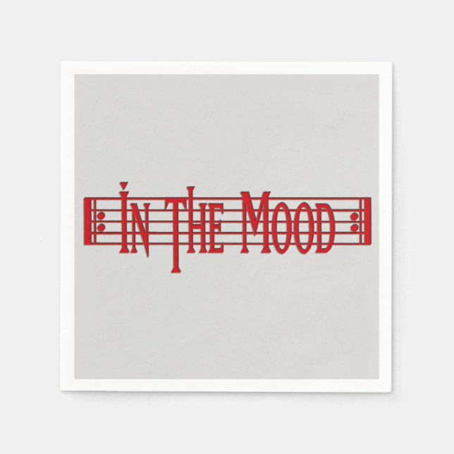 In the Mood Napkin (Front)