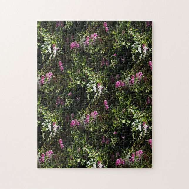 In the mountains where the Sweet Peas grow.... Jigsaw Puzzle (Vertical)