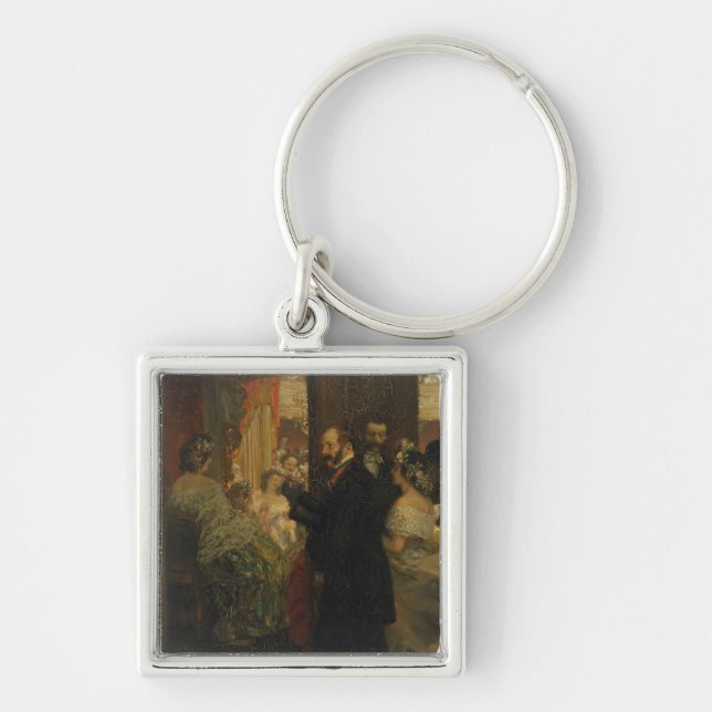 In the Opera House, 1862 Key Ring (Front)