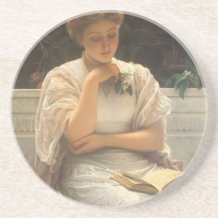 In the Orangery by Charles Edward Perugini Coaster