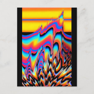 In the Panned Flash of Synthetic Forms - Ken Gauge Postcard