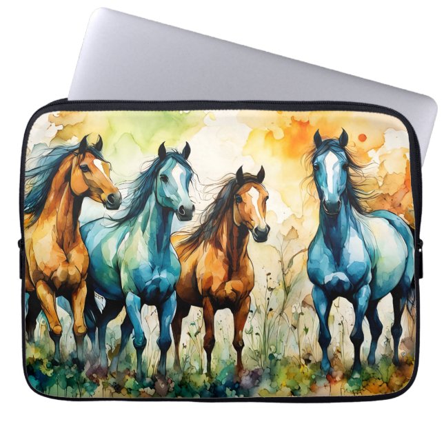 In the Pasture Laptop Sleeve (Front)