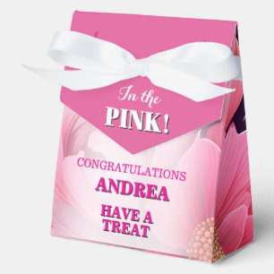 In The Pink! Graduation Party Favour Box