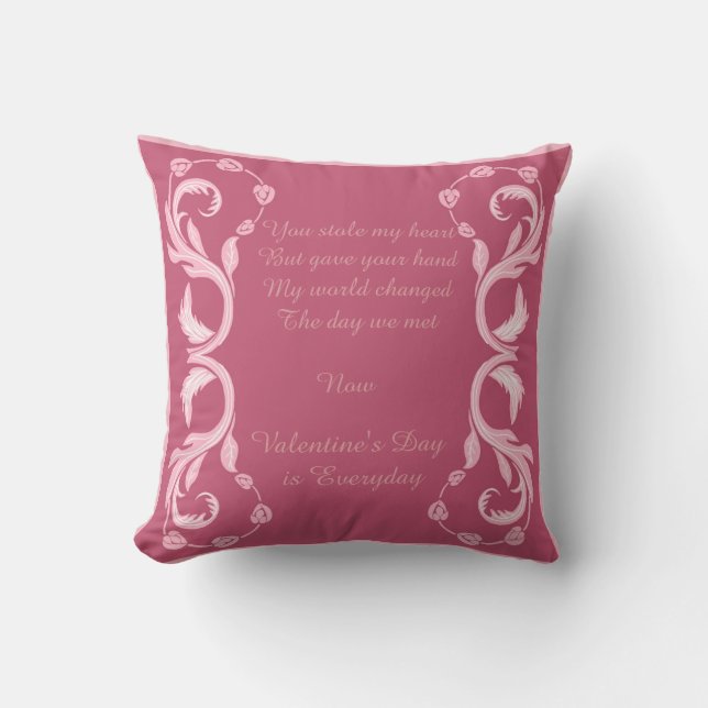 In the Pink Reversible Cushion (Front)