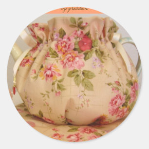 In the Pinks Tea Cosy 2 Stickers