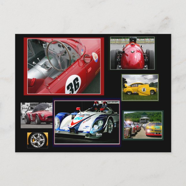 In The Pits Postcard (Front)