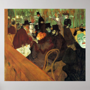 In the Rouge by Toulouse-Lautrec Poster