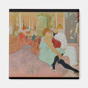 In the Salon at the Rue des Moulins, 1894 Magnet