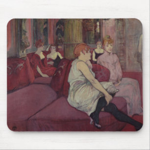 In the Salon at the Rue des Moulins, 1894 Mouse Pad