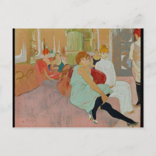 In the Salon at the Rue des Moulins, 1894 Postcard