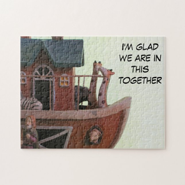 In the same boat jigsaw puzzle (Horizontal)