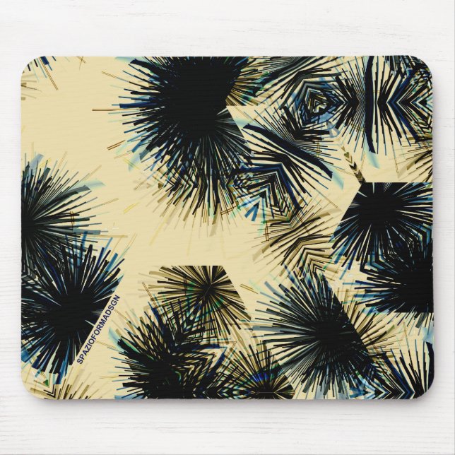 In the shade of colour Beige Mouse Pad (Front)