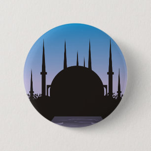 In the Shadow of Mecca 6 Cm Round Badge