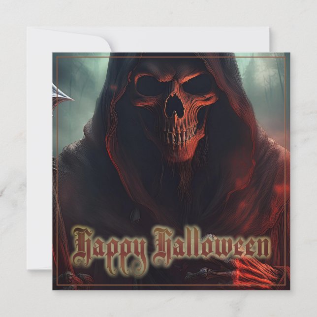 In the shadow of the Grim Reaper - Halloween (Front)
