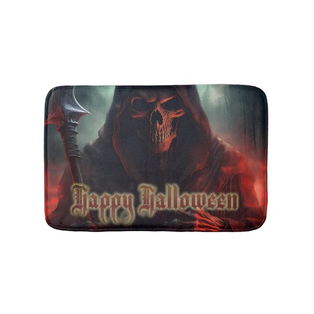 In the shadow of the Grim Reaper - Halloween Bath Mat (Front)