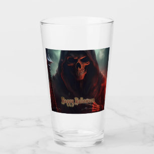In the shadow of the Grim Reaper - Halloween Glass