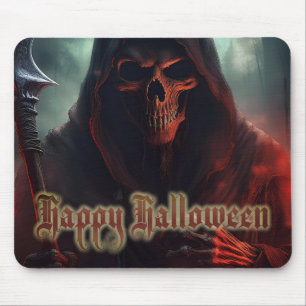In the shadow of the Grim Reaper - Halloween Mouse Pad