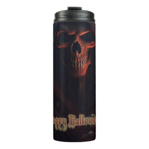 In the shadow of the Grim Reaper - Halloween Thermal Tumbler