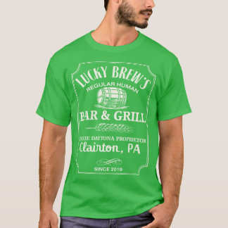 In The Shadows Lucky Brews Bar And Grill T-Shirt
