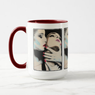 'In the Shadows' Painting on a Mug