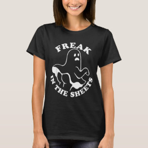 In The Sheets Funny Halloween Boo Ghost T-Shirt