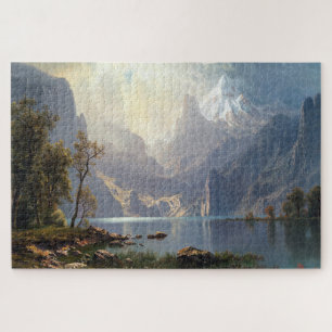 In the Sierras, Lake Tahoe, Albert Bierstadt Jigsaw Puzzle
