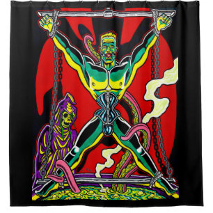 "In the Soup" Shower Curtain