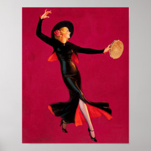 In The Spotlight Painting - Edward Mason Eggleston Poster