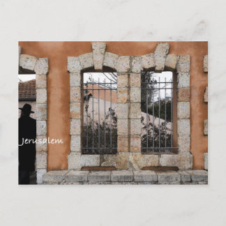 In the streets of jerusalem postcard
