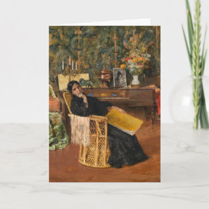 In the Studio William Merritt Chase Card