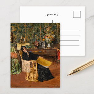 In the Studio   William Merritt Chase Postcard
