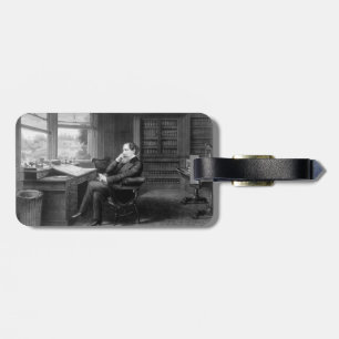 In the Study of Charles Dickens Luggage Tag