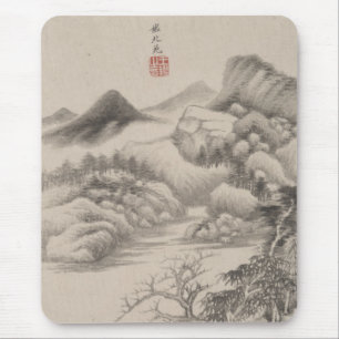 In the Style of Various Old Masters B&W Mouse Pad