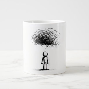 In The Thought Cloud Large Coffee Mug