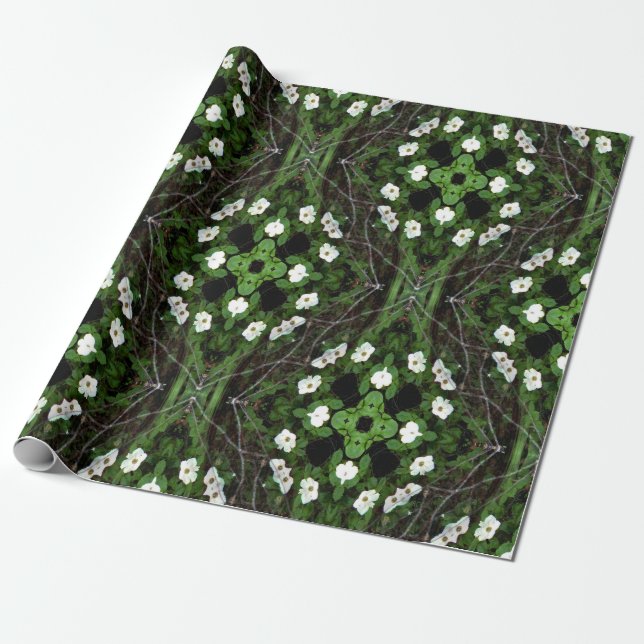 In the trees.... wrapping paper (Unrolled)