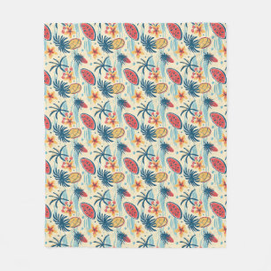 In The Tropics, Time Seems To Slow Down Fleece Blanket