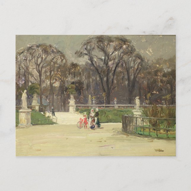 In The Tuileries Postcard (Front)