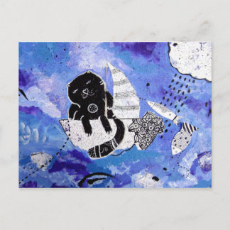 In the Waters of Rover Nile Postcard